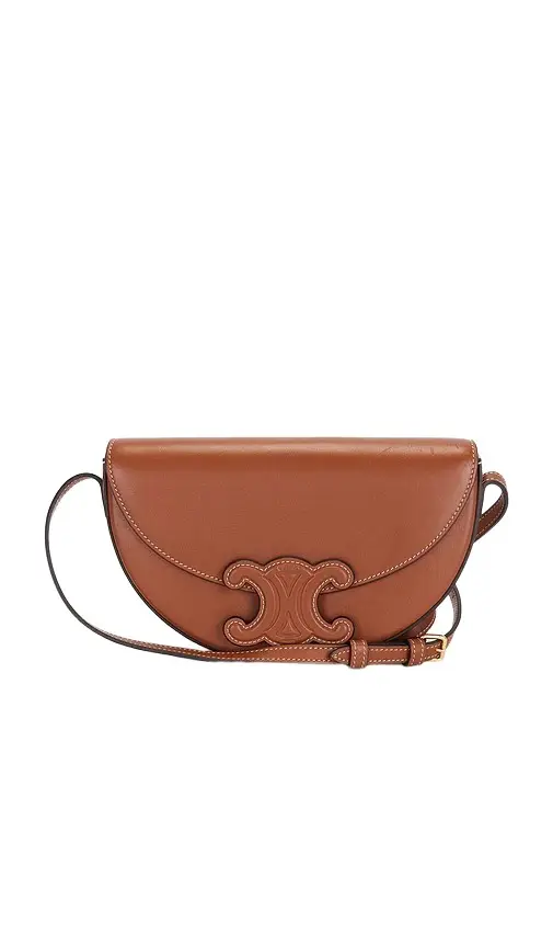 Celine Besace Cuir Triomphe Shoulder Bag