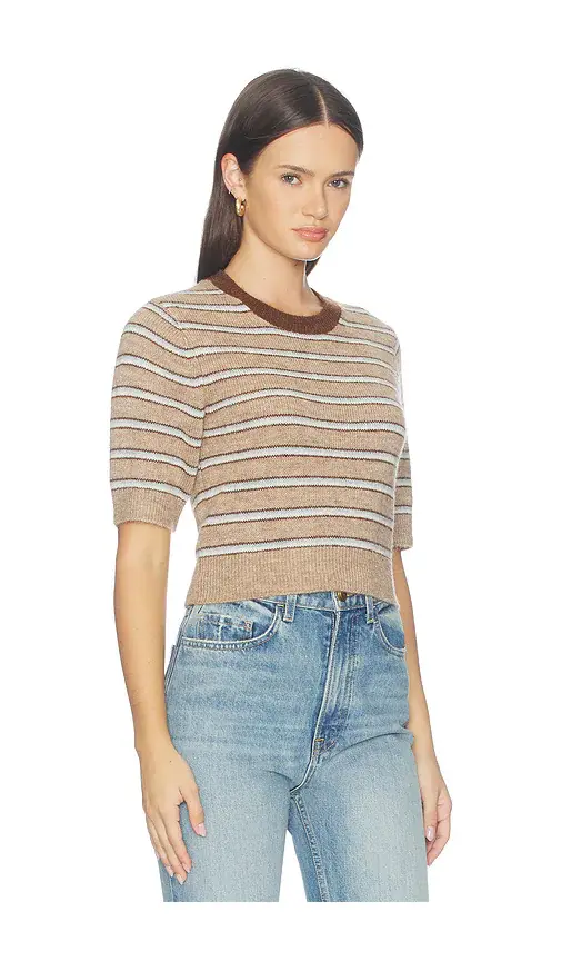 Lovers and Friends Emilli Stripe Crop Sweater | Thumbnail 2 Lovers and Friends Emilli Stripe Crop Sweater | Thumbnail 2