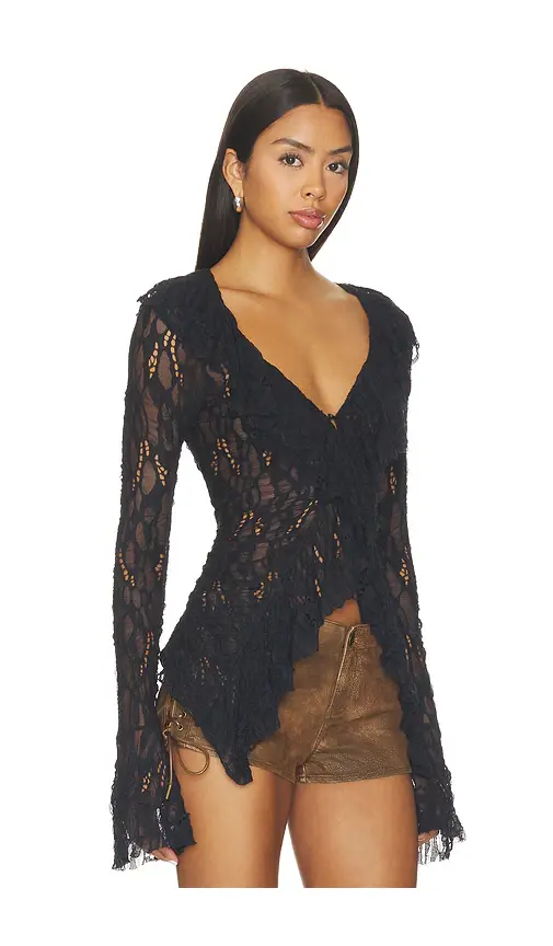 Free People Laney Cardi Top | Thumbnail 2 Free People Laney Cardi Top | Thumbnail 2