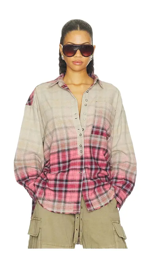 Free People X We The Free Alexi Plaid Shirt