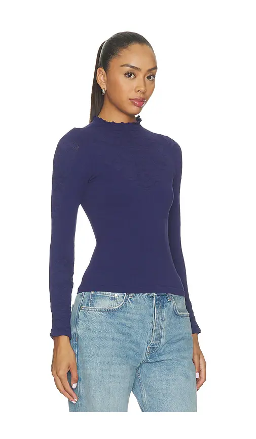 Free People Mixed Feelings Mock Neck Tee | Thumbnail 2