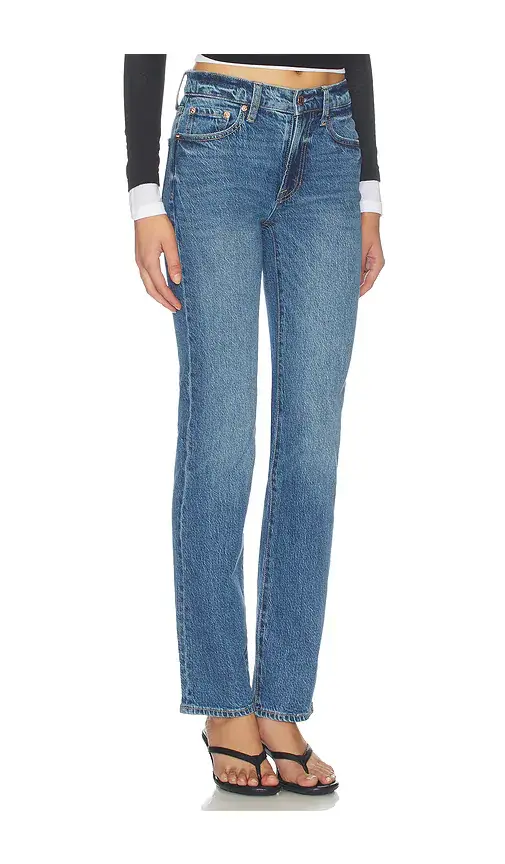 Pistola Petite Aleks Mid Rise Straight Leg Jean | Thumbnail 2 Pistola Petite Aleks Mid Rise Straight Leg Jean | Thumbnail 2