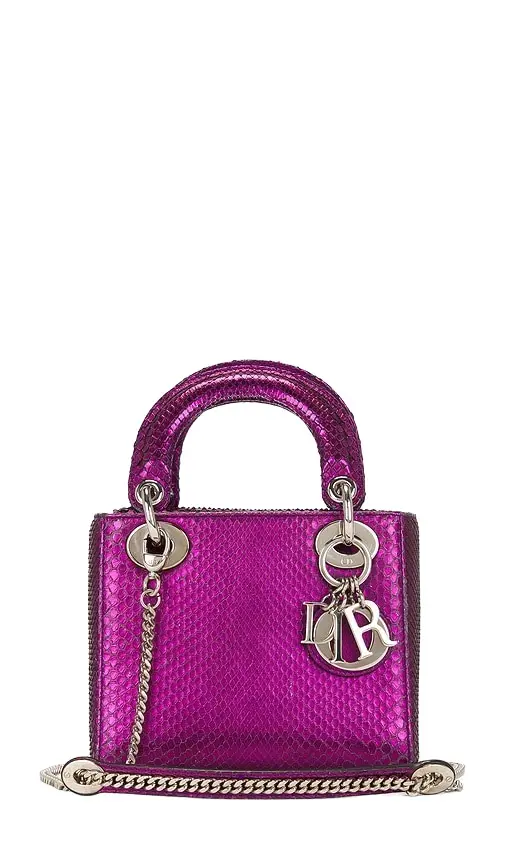 Dior Python Lady Dior Handbag