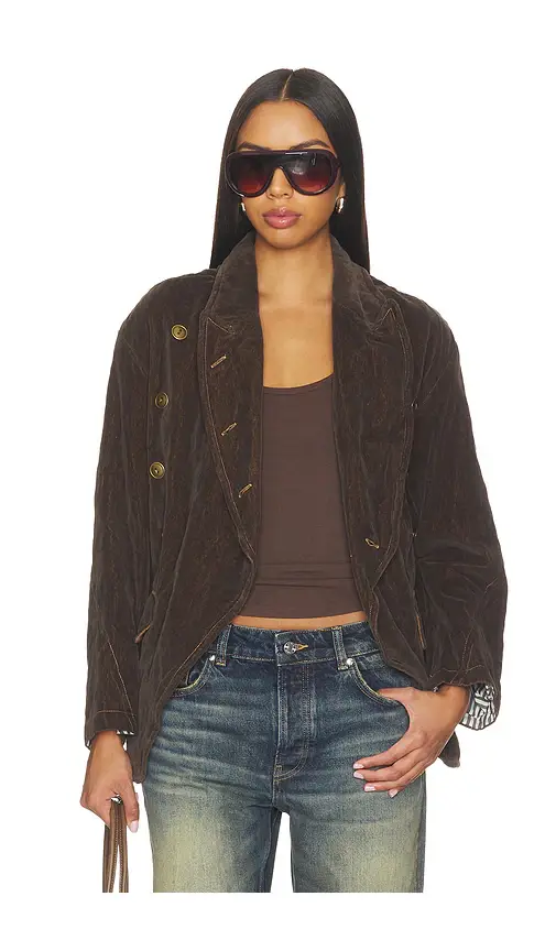 Free People August Velvet Jacket | Thumbnail 2 Free People August Velvet Jacket | Thumbnail 2
