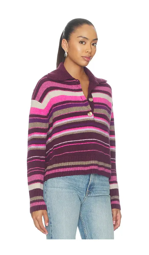 Free People Trading Up Stripe Pullover | Thumbnail 2