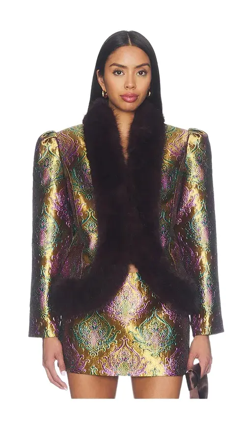 Delphira Brocade Jacket