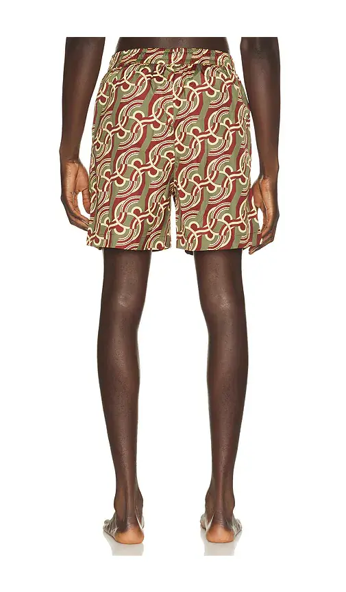 Drôle de Monsieur Chain Link Monogram Swimsuit | Thumbnail 2 Drôle de Monsieur Chain Link Monogram Swimsuit | Thumbnail 2