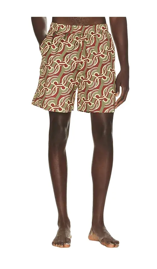 Drôle de Monsieur Chain Link Monogram Swimsuit