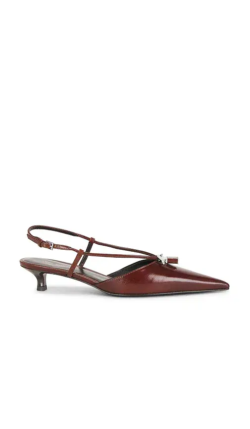 Tory Burch Lock Low Heel Pump