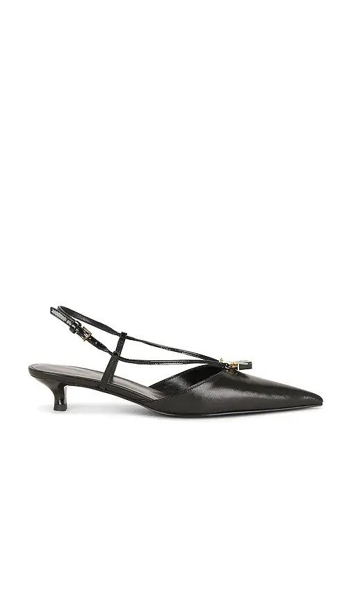Tory Burch Lock Low Heel Pump