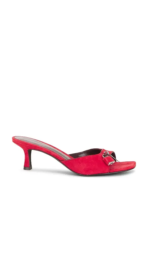 Tory Burch Lock Kitten Heel Sandal