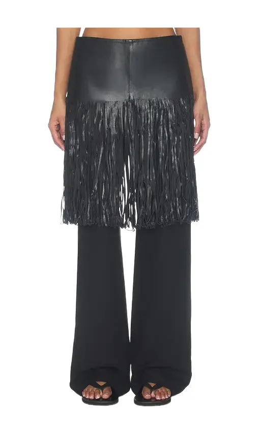 St. Agni Fringe Belt Skirt
