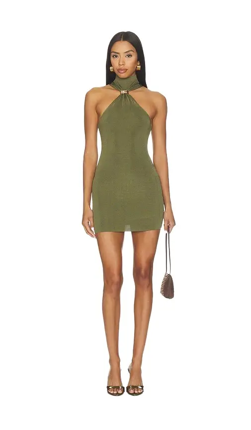 Gennifer Ruched Neck Dress Gennifer Ruched Neck Dress