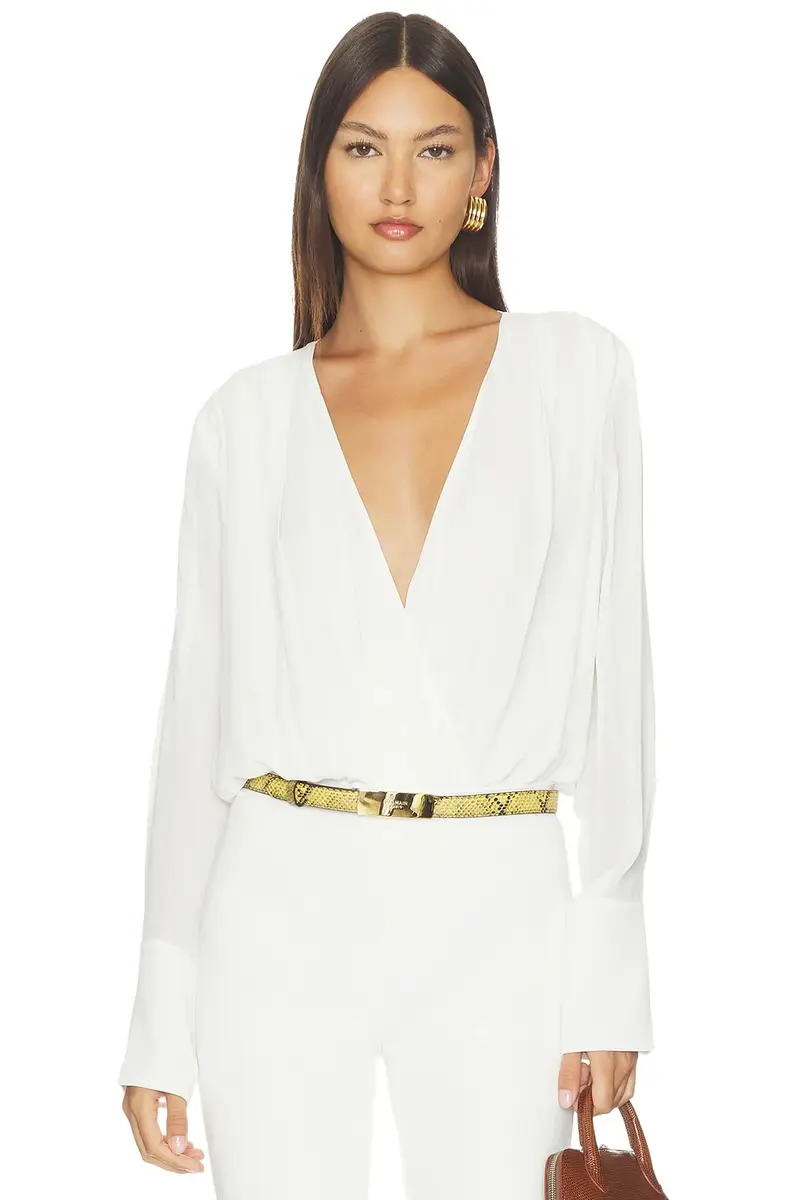 Favorite Daughter The Stripe Jacquard Date Blouse