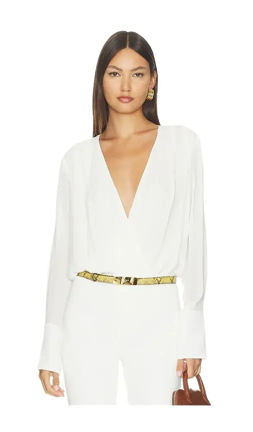 Favorite Daughter The Stripe Jacquard Date Blouse