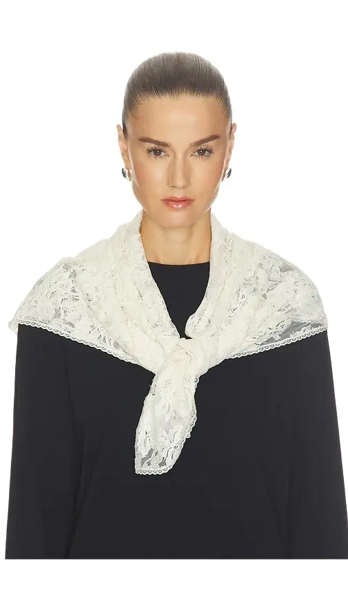 For Love & Lemons Rosa Lace Scarf