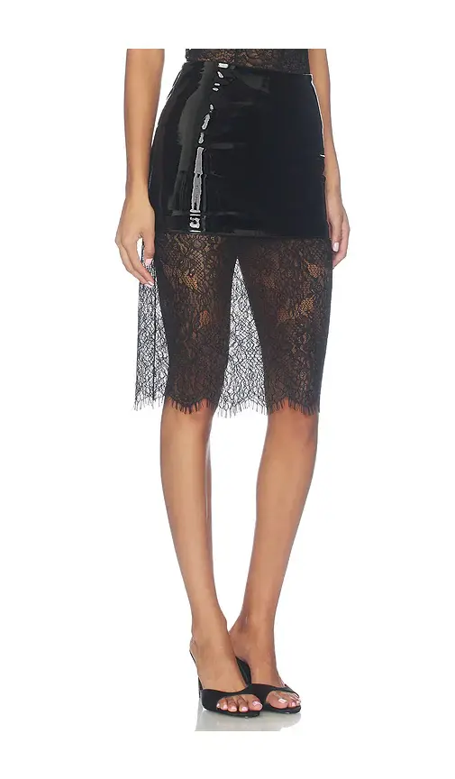 NBD X Hannah Lizzy Indrani Midi Skirt | Thumbnail 2 NBD X Hannah Lizzy Indrani Midi Skirt | Thumbnail 2