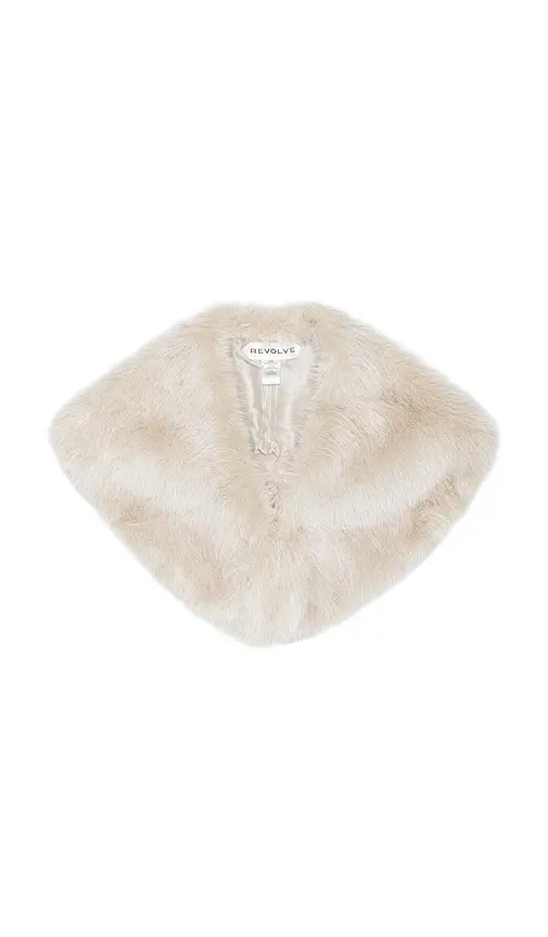 REVOLVE LOS ANGELES Elyonne Faux Fur Shawl