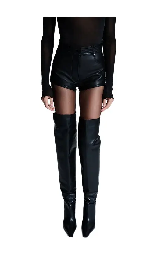 Leonora Leather Short Leonora Leather Short