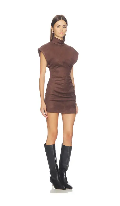 ALL THE WAYS X Hannah Lizzy Hanna Faux Suede Mini Dress | Thumbnail 2 ALL THE WAYS X Hannah Lizzy Hanna Faux Suede Mini Dress | Thumbnail 2