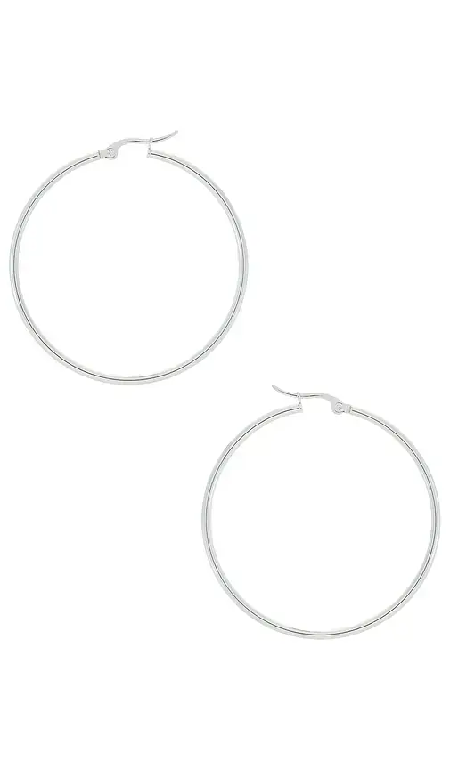 Natalie B Jewelry Frankie Hoop Earring | Thumbnail 2