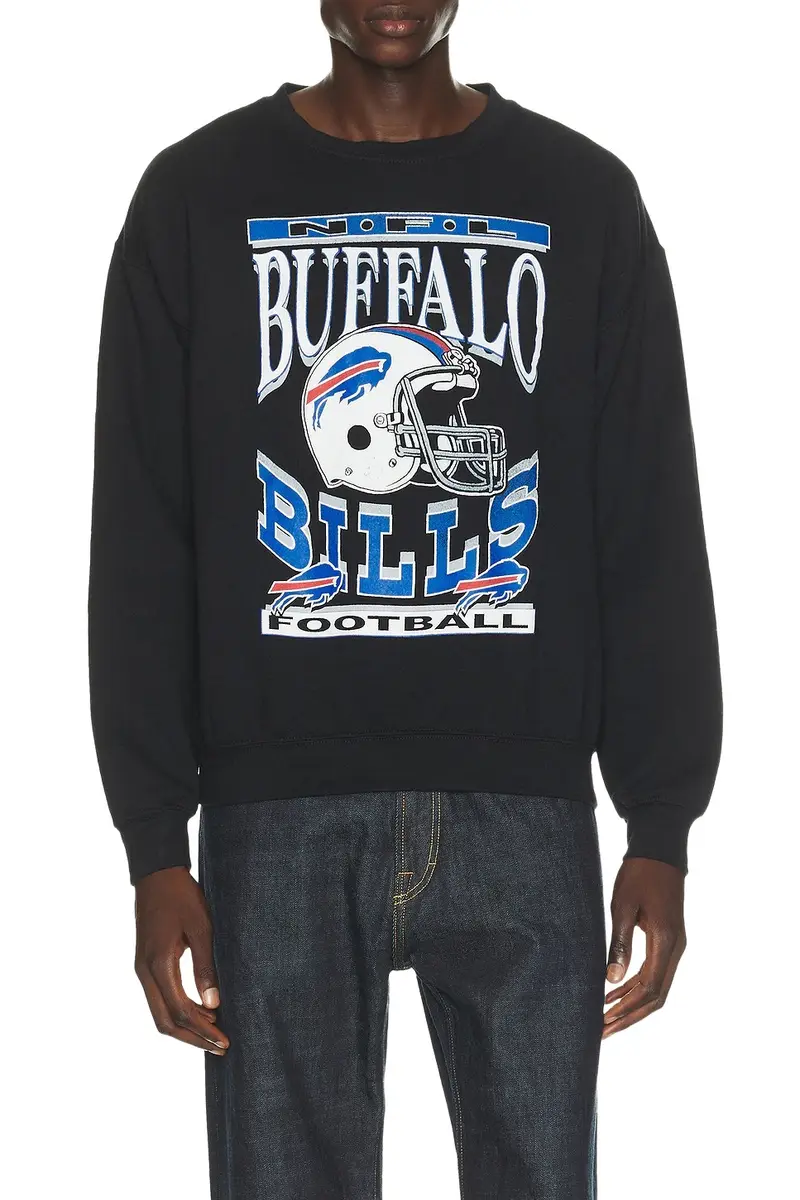 Junk Food Bills Helmet Crew Fleece Sweatshirt