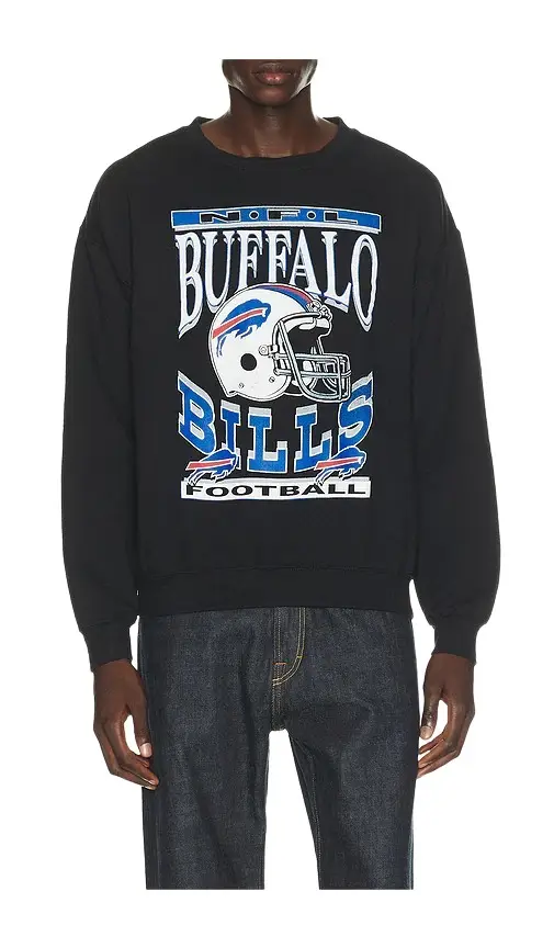 Junk Food Bills Helmet Crew Fleece Sweatshirt