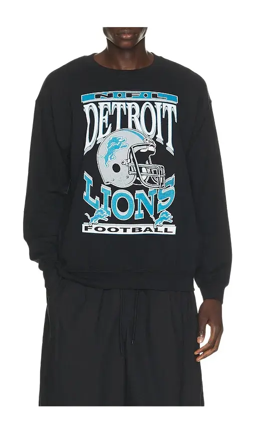 Junk Food Lions Helmet Crew Fleece Sweatshirt
