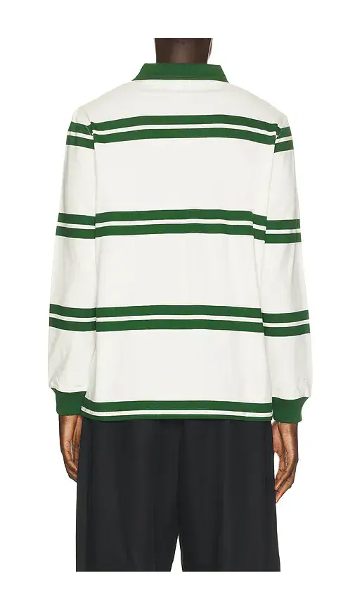 Drôle de Monsieur D Ornament Striped Polo | Thumbnail 2 Drôle de Monsieur D Ornament Striped Polo | Thumbnail 2
