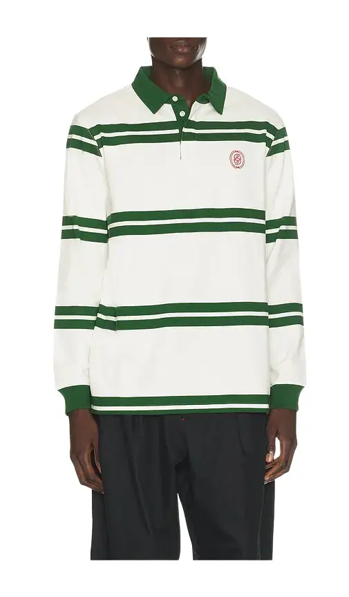 D Ornament Striped Polo D Ornament Striped Polo
