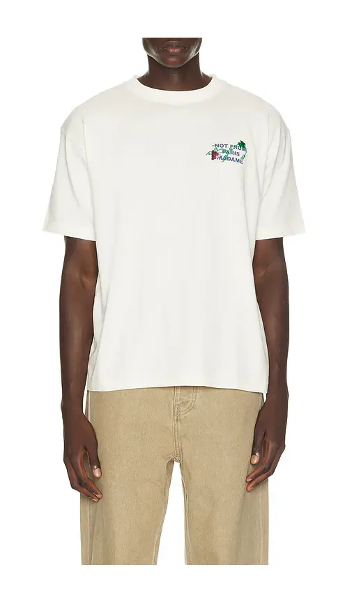 Drôle de Monsieur Vine Embroidered Slogan Tee Shirt | Thumbnail 2 Drôle de Monsieur Vine Embroidered Slogan Tee Shirt | Thumbnail 2