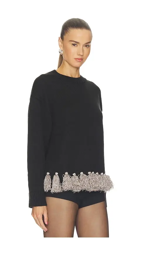 SIMONMILLER Roni Metallic Tassel Sweater | Thumbnail 2 SIMONMILLER Roni Metallic Tassel Sweater | Thumbnail 2
