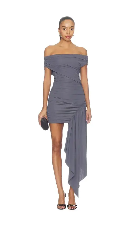 superdown X Hannah Lizzy Mallery Drape Mini Dress