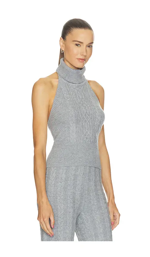 Aexae x REVOLVE Cashmere Cable Halterneck Top | Thumbnail 2
