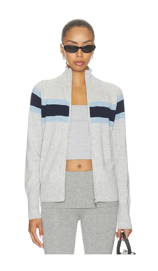 Frankies Bikinis Kingston Cashmere Knit Zip Up | Thumbnail 2 Frankies Bikinis Kingston Cashmere Knit Zip Up | Thumbnail 2