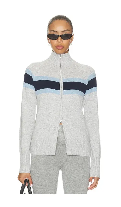 Kingston Cashmere Knit Zip Up Kingston Cashmere Knit Zip Up