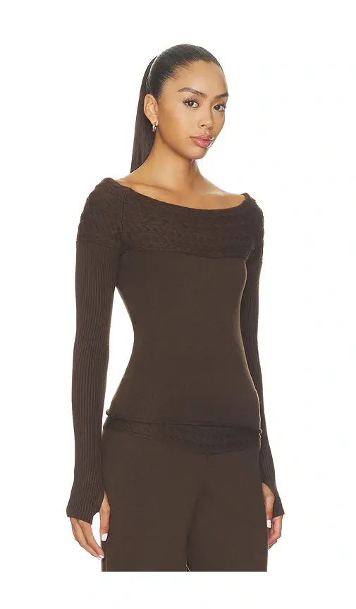 Frankies Bikinis Crosby Cloud Knit Sweater | Thumbnail 2 Frankies Bikinis Crosby Cloud Knit Sweater | Thumbnail 2