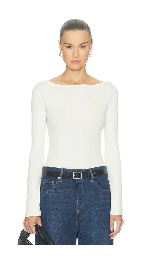 The Rib Scoop Boat Neck Top The Rib Scoop Boat Neck Top