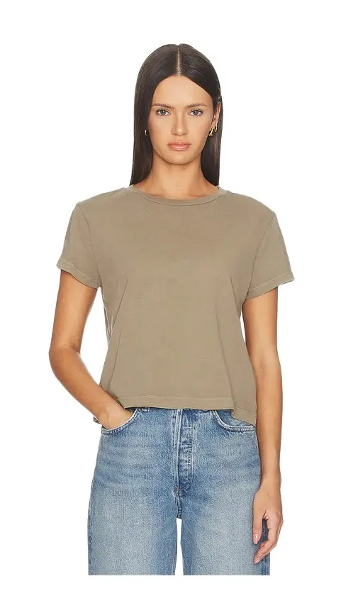 AGOLDE Adine Tee Shrunken Tee | Thumbnail 1 AGOLDE Adine Tee Shrunken Tee | Thumbnail 1