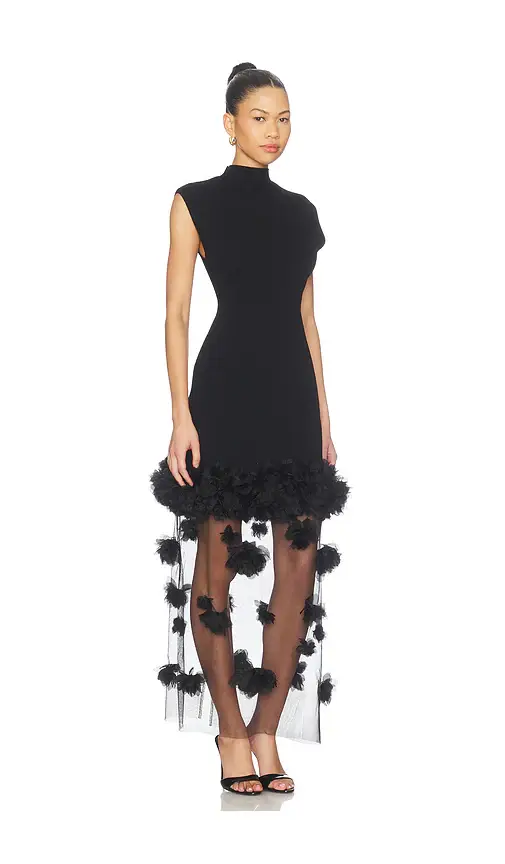 Aje Fleura Knit Midi Dress | Thumbnail 2 Aje Fleura Knit Midi Dress | Thumbnail 2