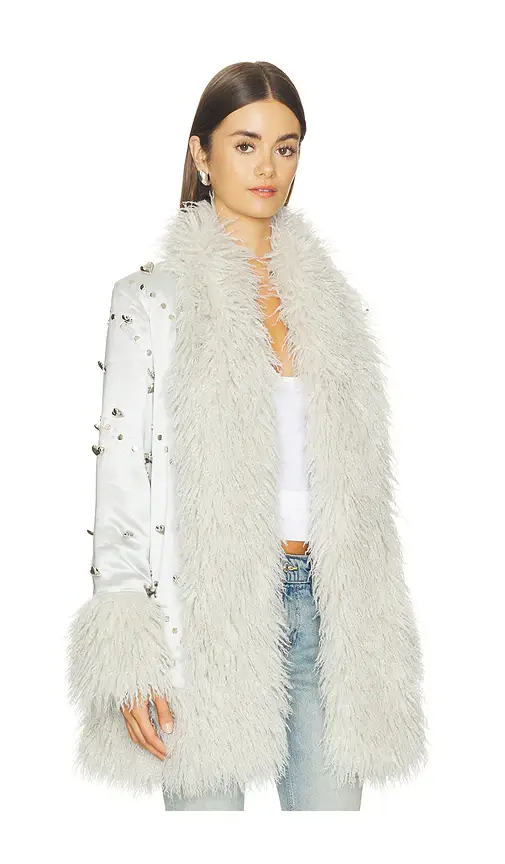 Understated Leather Heart Charm Coat | Thumbnail 2 Understated Leather Heart Charm Coat | Thumbnail 2