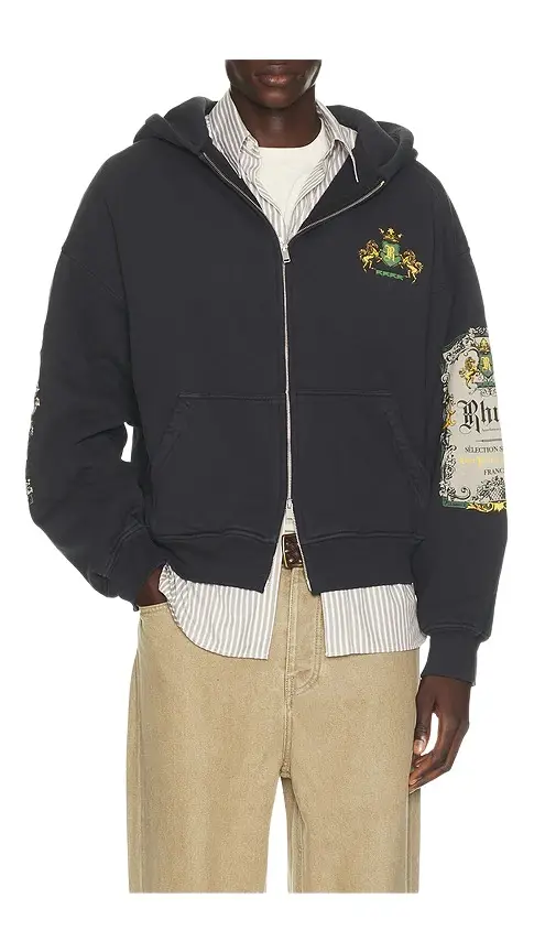Bordeaux Reserve Zip-Up Hoodie Bordeaux Reserve Zip-Up Hoodie