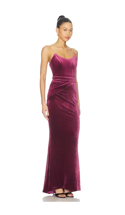 Zhivago Reine De Reinettes Velvet Gown | Thumbnail 2 Zhivago Reine De Reinettes Velvet Gown | Thumbnail 2