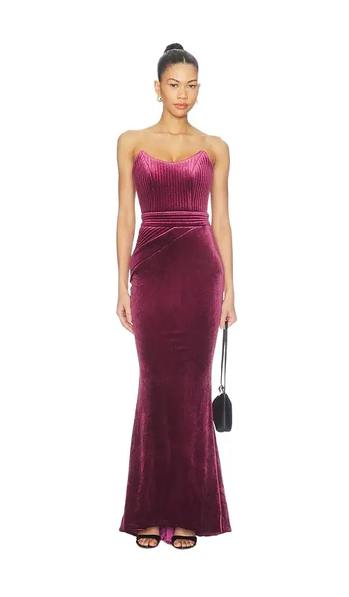 Reine De Reinettes Velvet Gown Reine De Reinettes Velvet Gown