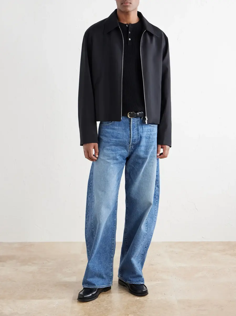 MR P. Ribbed Wool and Cashmere Henley Sweater | Thumbnail 2 MR P. Ribbed Wool and Cashmere Henley Sweater | Thumbnail 2