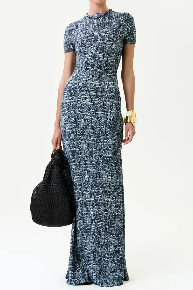 Silvia Tcherassi Yara Dress - Blue Print | Thumbnail 2 Silvia Tcherassi Yara Dress - Blue Print | Thumbnail 2