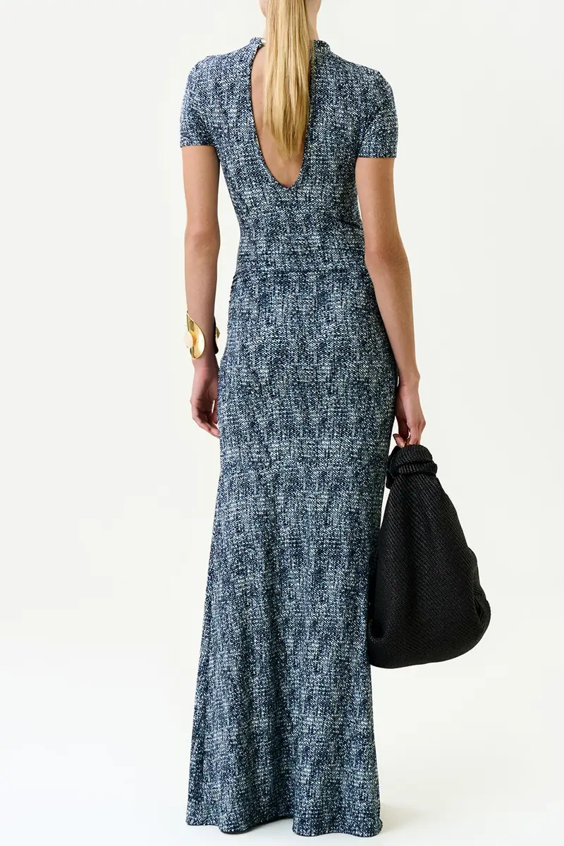 Silvia Tcherassi Yara Dress - Blue Print | Thumbnail 3 Silvia Tcherassi Yara Dress - Blue Print | Thumbnail 3