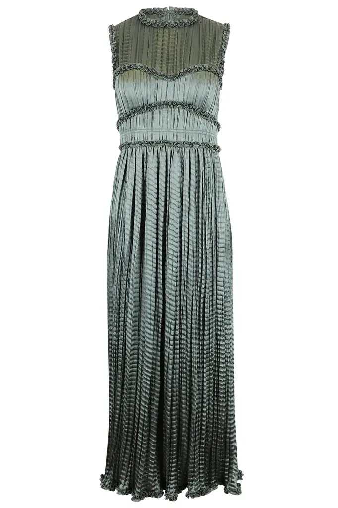 Amaya Sleeveless Pleated Dress Amaya Sleeveless Pleated Dress