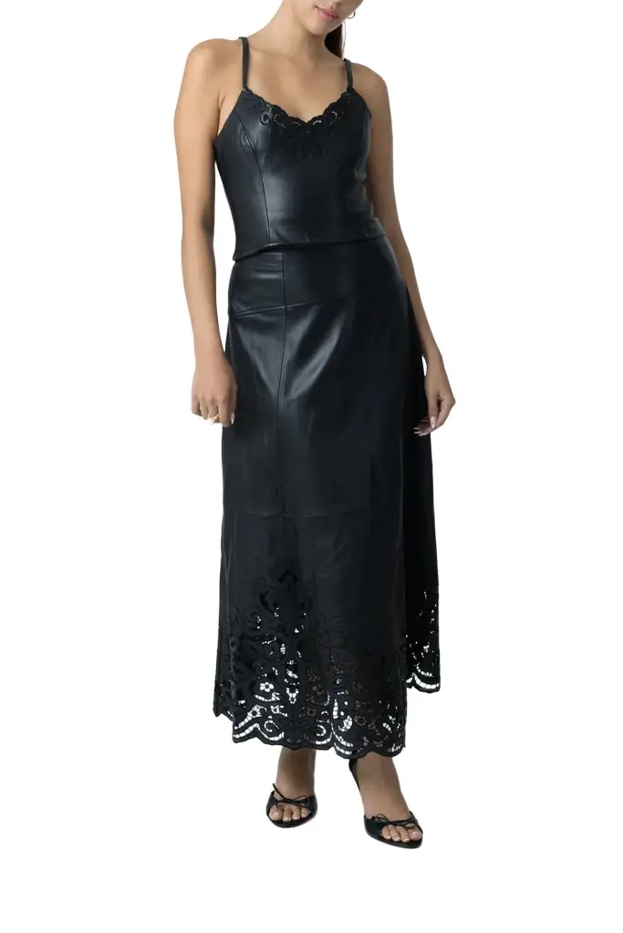 Nadia Leather Tank Top Nadia Leather Tank Top