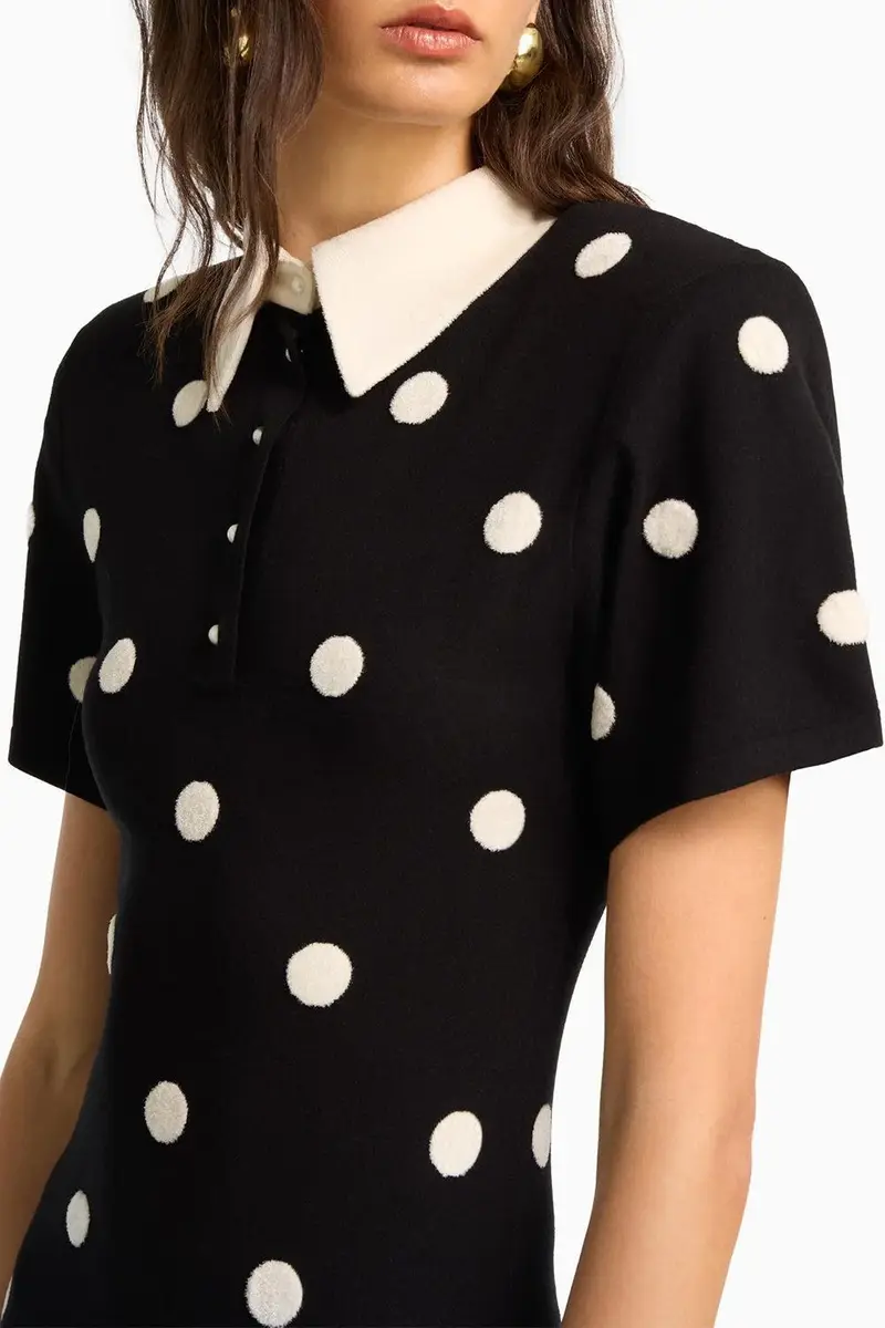 Dodiee Devon Polka Dot Midi Dress | Thumbnail 4